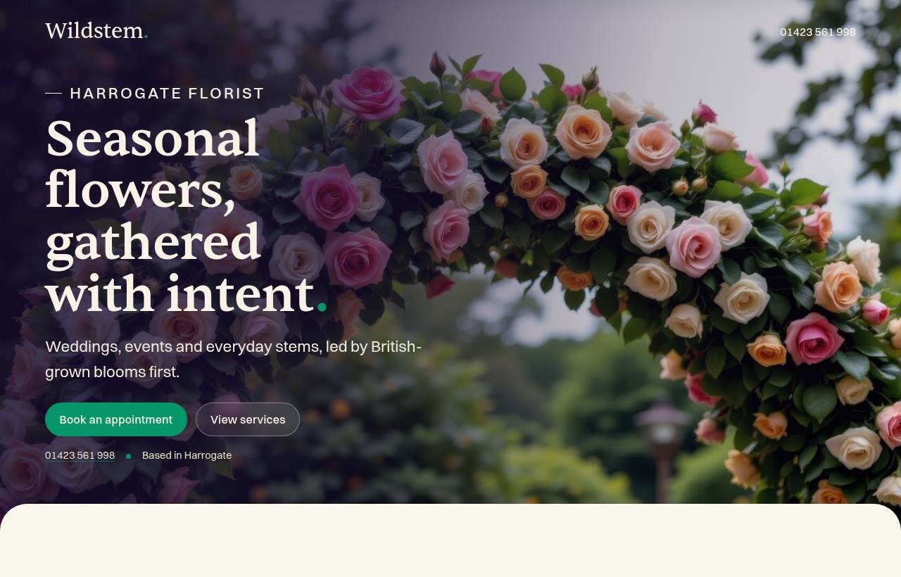 Wildstem website design